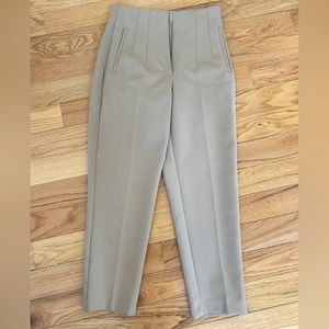 Zara Tan Work Pants Size Medium